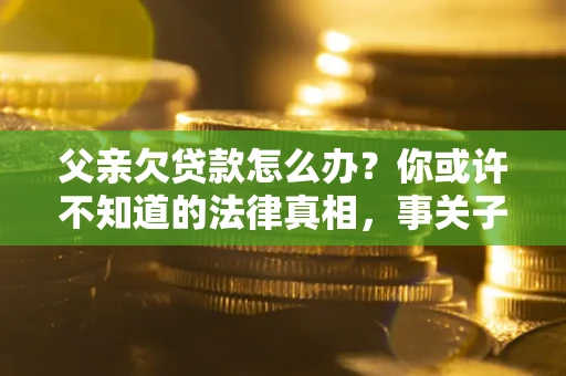 济南父亲欠贷款怎么办？你或许不知道的法律真相，事关子女未来